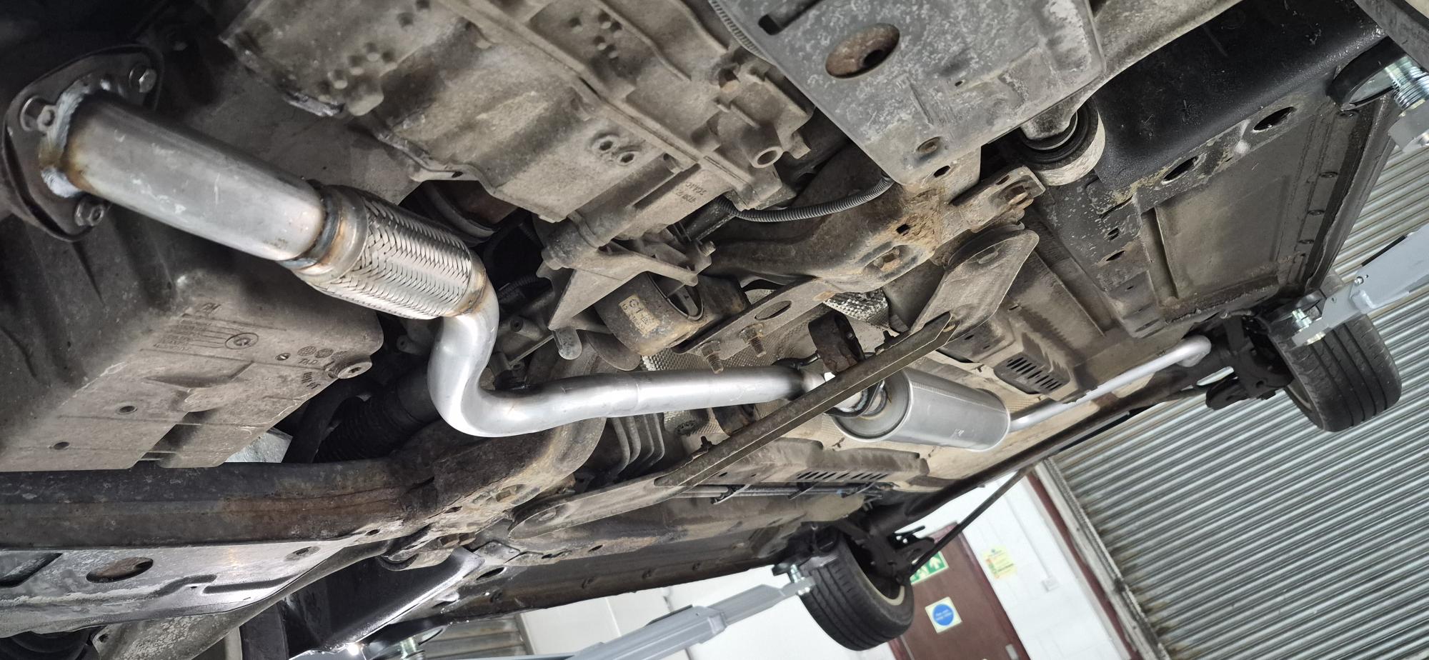 car exhaust banner