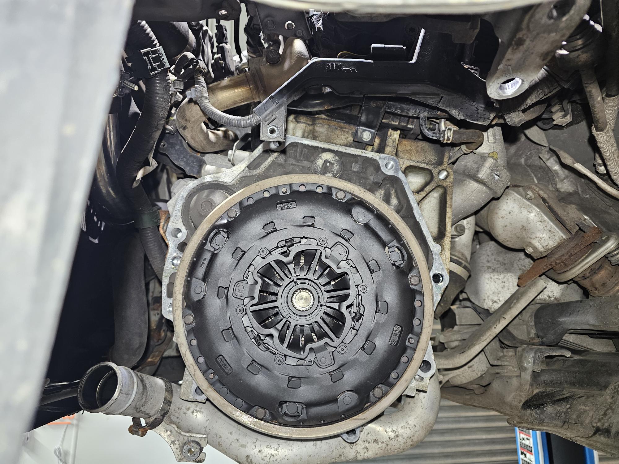 clutch replacement on car