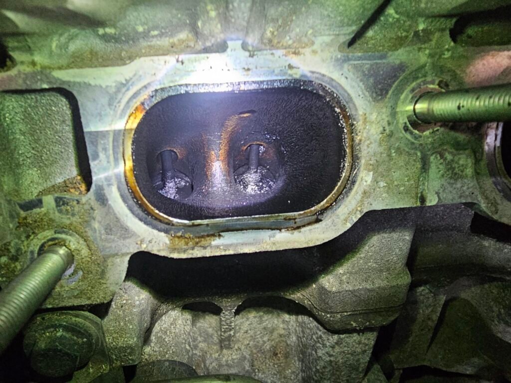 carbon build up in inlet valve
